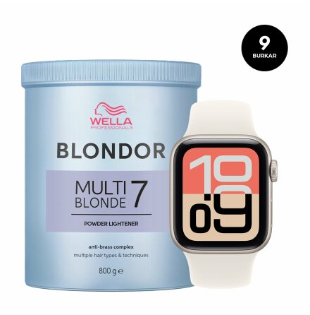 Wella Blondor 9st x 800g + Apple Smartwatch SE 3 40mm GPS