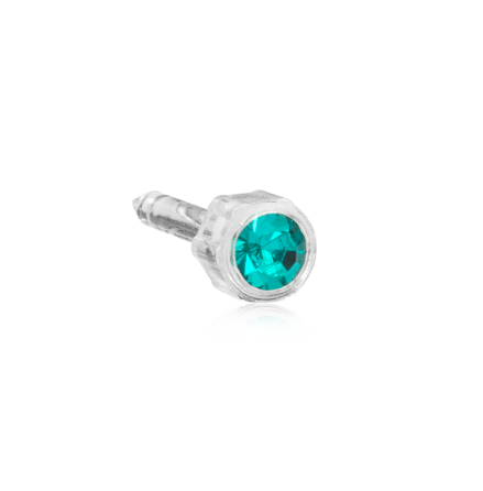 MP Bezel 4 mm, Blue zircon 10-pack