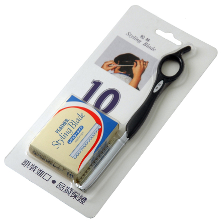 Styling razor with 10 blades
