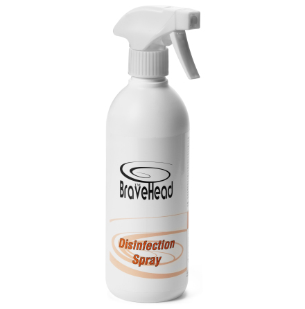Bravehead disinfection spray