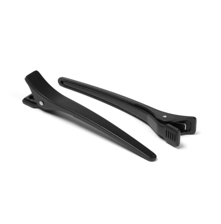 Hair clip plastic, black 