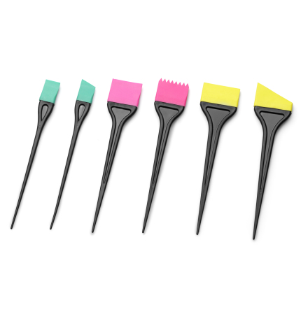 Silicone dye brush set