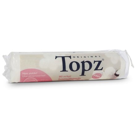 Topz Bomullsrondeller 80st/pse