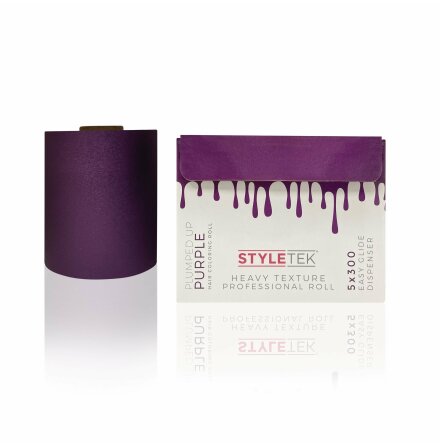 Styletek Plumped Up Purple Embossed (100m)