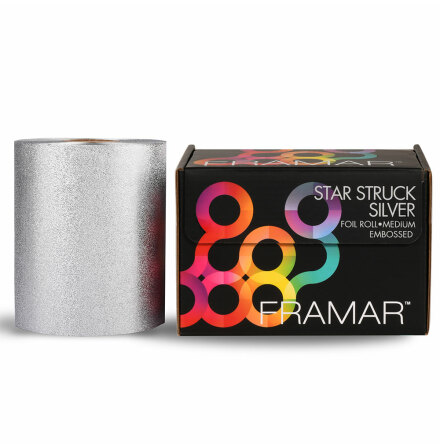 Framar Star Struck Silver Embossed Roll Medium