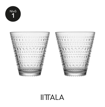 iittala Kastehelmi Dricksglas 30cl 2-pack