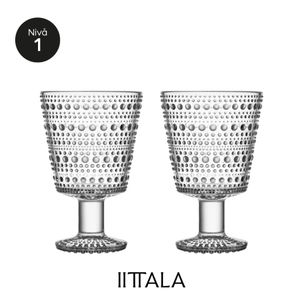 iittala Kastehelmi Glas 26cl 2-pack