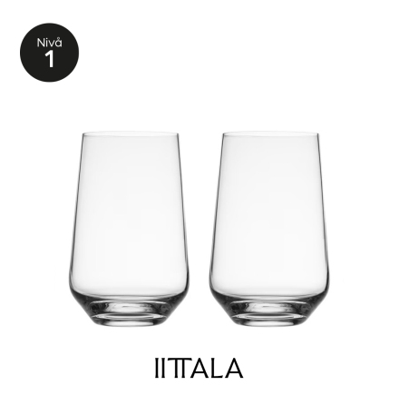 iittala Essence Universal glas 55cl 2-pack