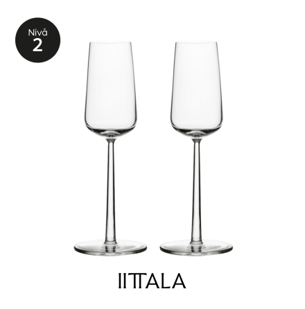 iittala Essence Champagneglas 21cl 2-pack