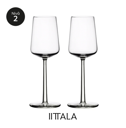 iittala Essence Vitvinsglas 33cl 2-pack